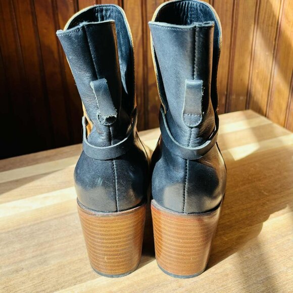 Wolverine 1000 Mile x Samantha Pleet Bonny Boots - Two Tone Black & Tan - Size 9 - Picture 10 of 12